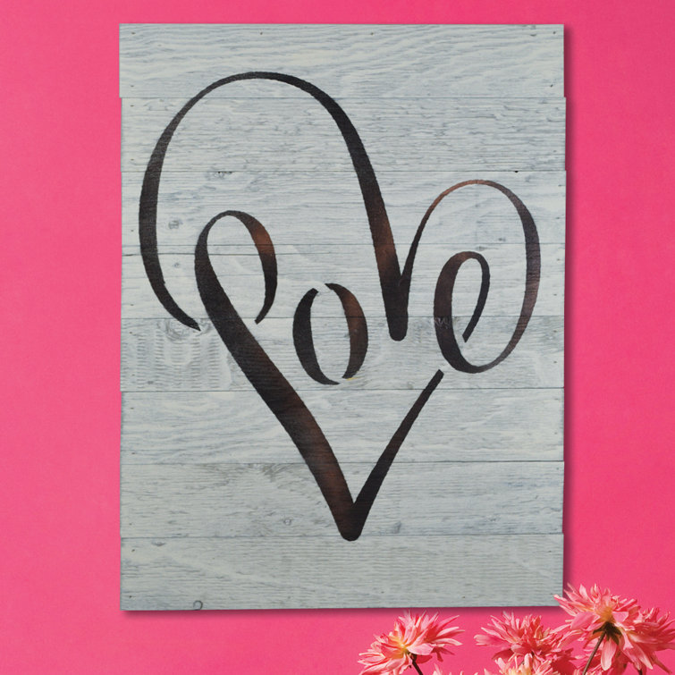 FiresideHome Love Wooden Wall Décor & Reviews Wayfair